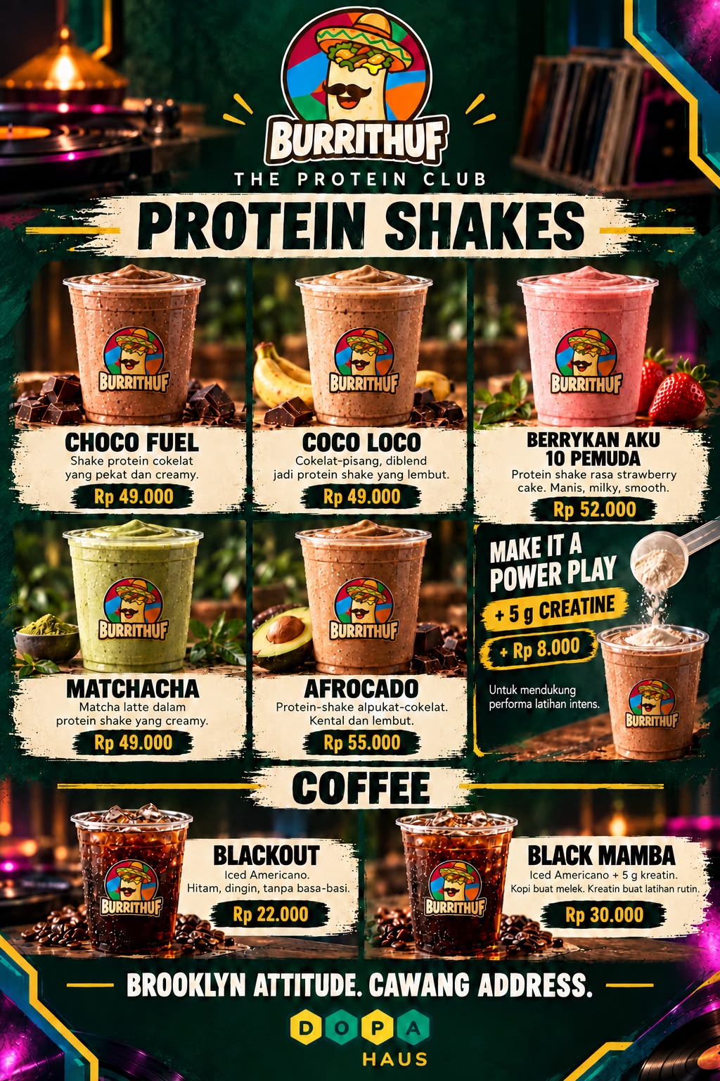 Burrithuf Protein Shakes