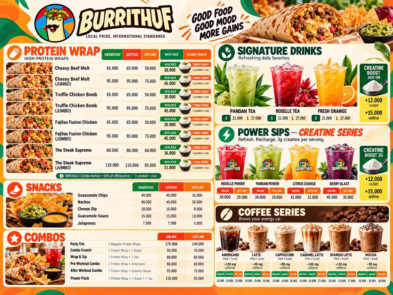 Burrithuf Wraps & Combos